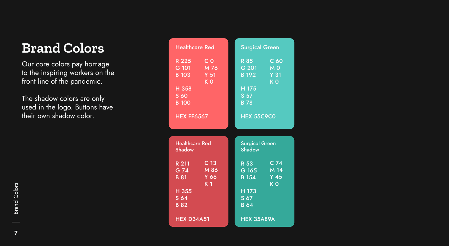 Brand style guide: brand colors