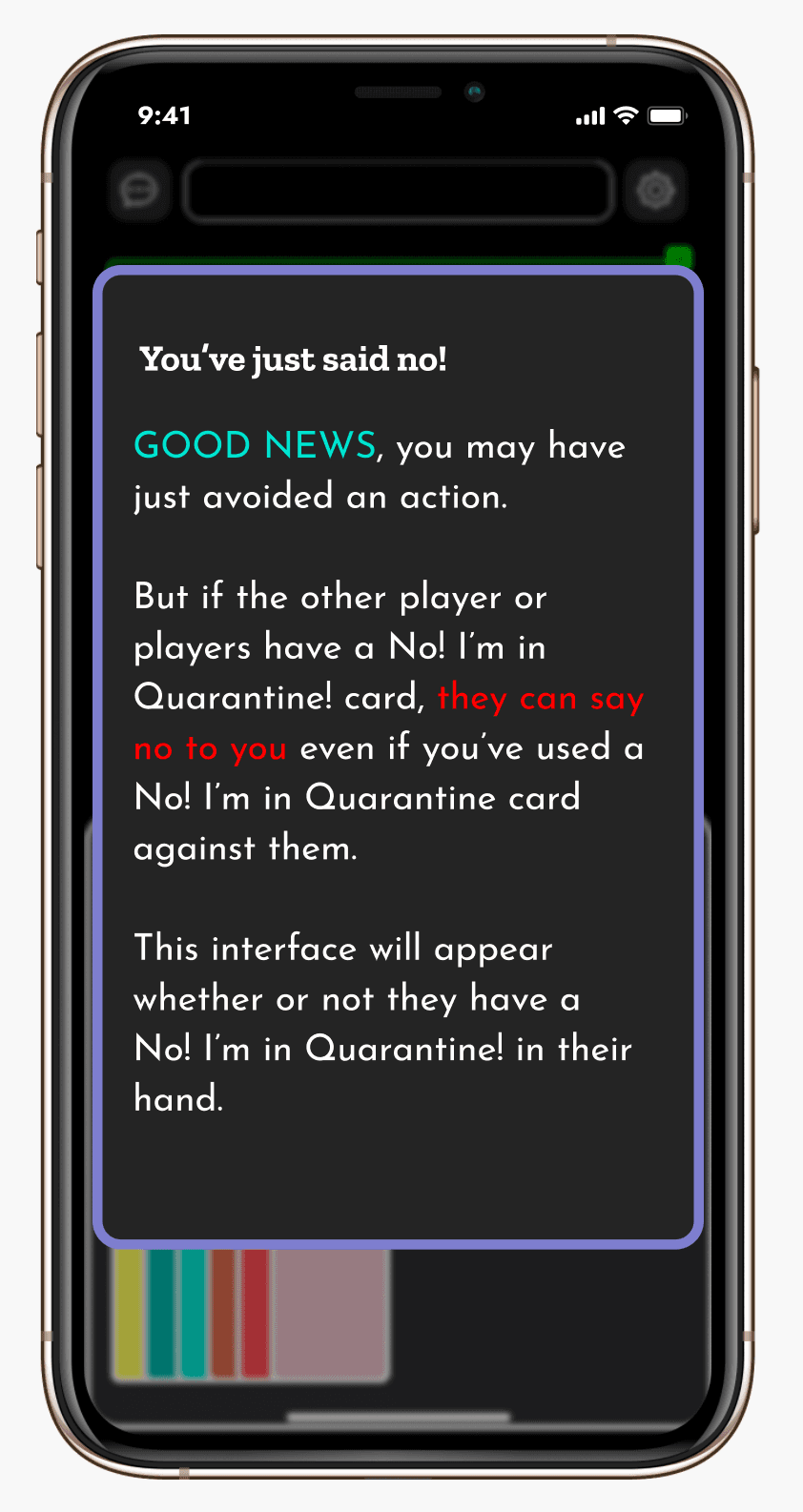 Modals mockup
